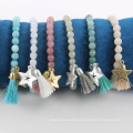 custom design personalized colorful trendy bracelet simple lucky women bracelets